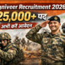 Indian Army में भर्ती का सुनहरा मौका! Agniveer Recruitment 2026 में 25,000+ पद, अभी करें आवेदन