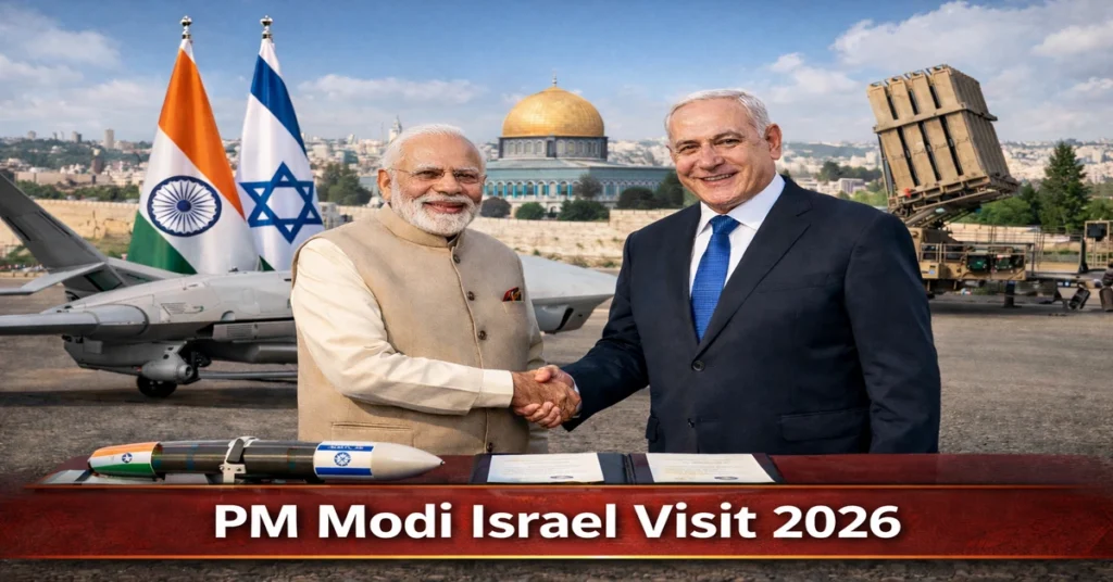 PM Modi Israel Visit 2026: भारत-इजरायल रक्षा रिश्तों में ऐतिहासिक मोड़, बड़े समझौतों पर लगी मुहर | Live Updates